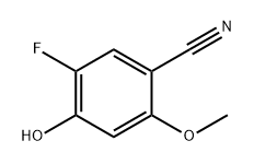 Benzonitrile, 5-fluoro-4-hydroxy-2-methoxy- Structure