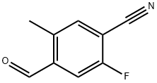 2-fluoro-4-formyl-5-methylbenzonitrile Structure