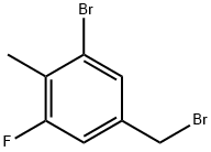 Benzene, 1-bromo-5-(bromomethyl)-3-fluoro-2-methyl- Structure