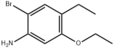 Benzenamine, 2-bromo-5-ethoxy-4-ethyl- Structure