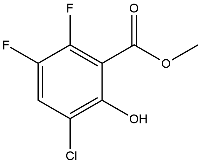 methyl 3-chloro-5,6-difluoro-2-hydroxybenzoate Structure