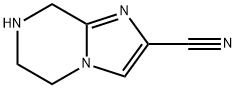 Imidazo[1,2-a]pyrazine-2-carbonitrile, 5,6,7,8-tetrahydro- Structure