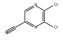 2-Pyrazinecarbonitrile, 5,6-dichloro- 구조식 이미지