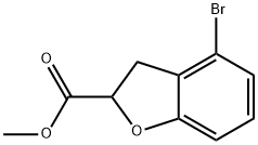 methyl
4-bromo-2,3-dihydro-1-benzofuran-2-carboxylate Structure