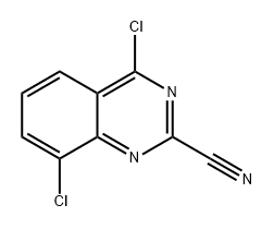 4,8-dichloroquinazoline-2-carbonitrile Structure