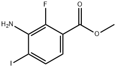 Benzoic acid, 3-amino-2-fluoro-4-iodo-, methyl ester Structure