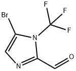 5-bromo-1-(trifluoromethyl)-1H-imidazole-2-carbaldehyde Structure