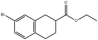 Ethyl 7-bromo-1,2,3,4-tetrahydronaphthalene-2-carboxylate Structure