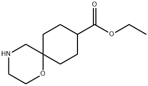 1-Oxa-4-azaspiro[5.5]undecane-9-carboxylic acid, ethyl ester Structure