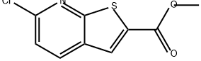 Thieno[2,3-b]pyridine-2-carboxylic acid, 6-chloro-, methyl ester Structure