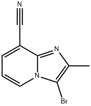 3-bromo-2-methylimidazo[1,2-a]pyridine-8-carbonitrile Structure