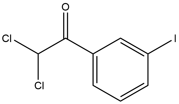 2,2-dichloro-1-(3-iodophenyl)ethanone Structure