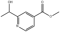 Methyl 2-(1-hydroxyethyl)-4-pyridinecarboxylate Structure