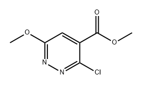 4-Pyridazinecarboxylic acid, 3-chloro-6-methoxy-, methyl ester Structure