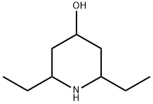 4-Piperidinol, 2,6-diethyl- Structure