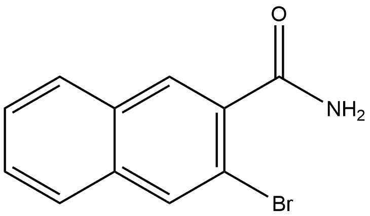 3-Bromo-2-naphthalenecarboxamide Structure