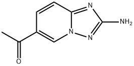 Ethanone, 1-(2-amino[1,2,4]triazolo[1,5-a]pyridin-6-yl)- Structure