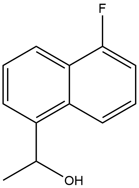 5-Fluoro-α-methyl-1-naphthalenemethanol Structure