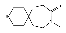 7-Oxa-3,10-diazaspiro[5.6]dodecan-9-one, 10-methyl- Structure