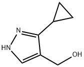 (3-cyclopropyl-1H-pyrazol-4-yl)methanol 구조식 이미지