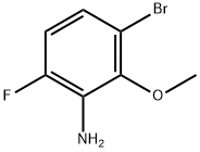 Benzenamine, 3-bromo-6-fluoro-2-methoxy- 구조식 이미지