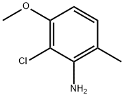 Benzenamine, 2-chloro-3-methoxy-6-methyl- 구조식 이미지