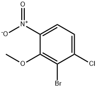 2-Bromo-1-chloro-3-methoxy-4-nitrobenzene Structure