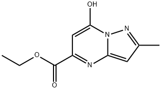 Pyrazolo[1,5-a]pyrimidine-5-carboxylic acid, 7-hydroxy-2-methyl-, ethyl ester Structure