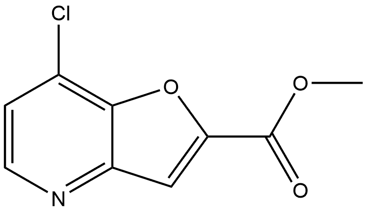 methyl 7-chlorofuro[3,2-b]pyridine-2-carboxylate Structure