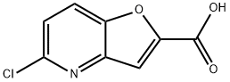 5-chlorofuro[3,2-b]pyridine-2-carboxylic acid Structure