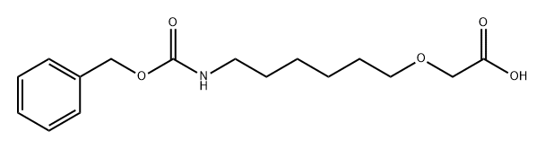 Acetic acid, 2-[[6-[[(phenylmethoxy)carbonyl]amino]hexyl]oxy]- Structure