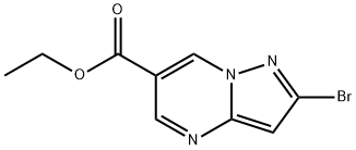 ethyl 2-bromopyrazolo[1,5-a]pyrimidine-6-carboxylate Structure