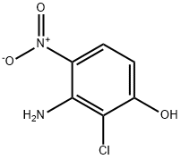 3-Amino-2-chloro-4-nitrophenol Structure