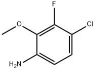 Benzenamine, 4-chloro-3-fluoro-2-methoxy- 구조식 이미지