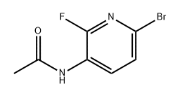 Acetamide, N-(6-bromo-2-fluoro-3-pyridinyl)- 구조식 이미지