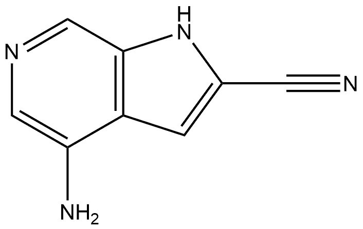 4-Amino-1H-pyrrolo[2,3-c]pyridine-2-carbonitrile Structure