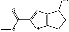 methyl
4-hydroxy-4H,5H,6H-cyclopenta[b]thiophene-2-car
boxylate 구조식 이미지