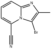 3-bromo-2-methylimidazo[1,2-a]pyridine-5-carbonitrile Structure