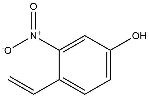 3-nitro-4-vinylphenol Structure