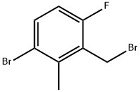 1-bromo-3-(bromomethyl)-4-fluoro-2-methylbenzene Structure