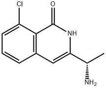 1(2H)-Isoquinolinone, 3-[(1S)-1-aminoethyl]-8-chloro- Structure