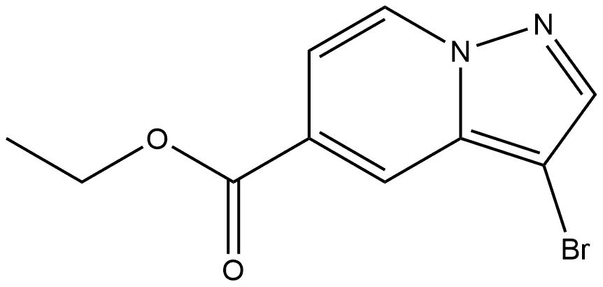 Ethyl 3-bromopyrazolo[1,5-a]pyridine-5-carboxylate Structure