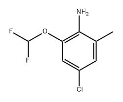 4-chloro-2-(difluoromethoxy)-6-methylaniline Structure