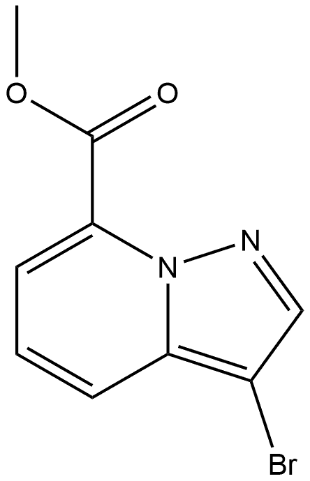 Methyl 3-bromopyrazolo[1,5-a]pyridine-7-carboxylate Structure