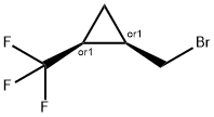 rac-(1R,2S)-1-(bromomethyl)-2-(trifluoromethyl)cy
clopropane Structure