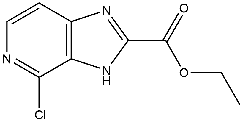 Ethyl 4-Chloro-1H-imidazo[4,5-c]pyridine-2-carboxylate Structure