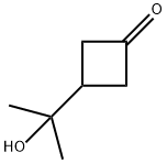 Cyclobutanone, 3-(1-hydroxy-1-methylethyl)- 구조식 이미지