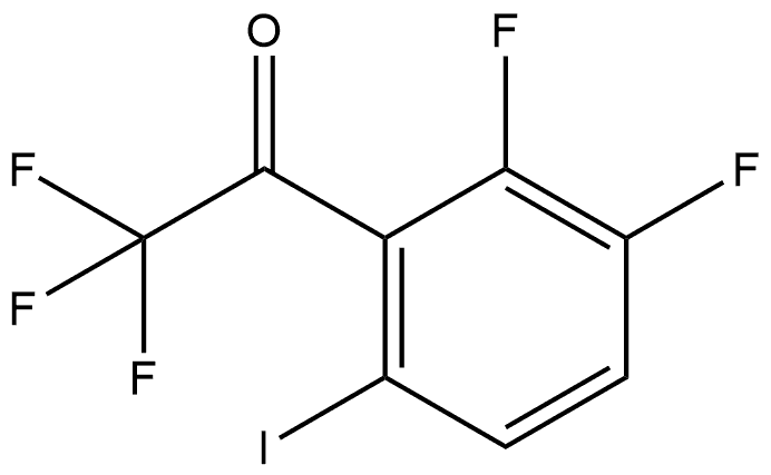 1-(2,3-Difluoro-6-iodophenyl)-2,2,2-trifluoroethanone Structure