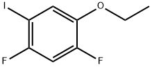 1-Ethoxy-2,4-difluoro-5-iodobenzene Structure