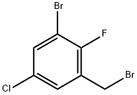 3-Bromo-5-chloro-2-fluorobenzyl bromide Structure